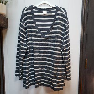 Textured Stripe Top